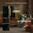 60.3" American Retro 4-Door Buffet Cabinet with Glazed Tropical Glass Doors - Black Wood & Metal Storage Console for Living Room, Dining Room, Bedroom