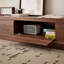 Black walnut solid wood furniture TV cabinet