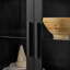 Une armoire de rangement arquée haute avec une lampe-292991109