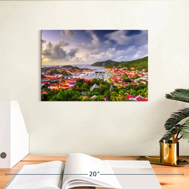 Scénique Saint Barthélémy, H 8 po x l 12 po