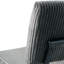 Tabourets gris rembourrés avec pieds en métal noir, de conception ergonomique, pour une utilisation à la maison confortable, fabrication