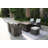 Karen Rectangular 6 - Person 71" Long Fire Pit Table Dining Set With Cushions