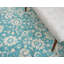 Tapis turquoise / gris Kalf-31820946
