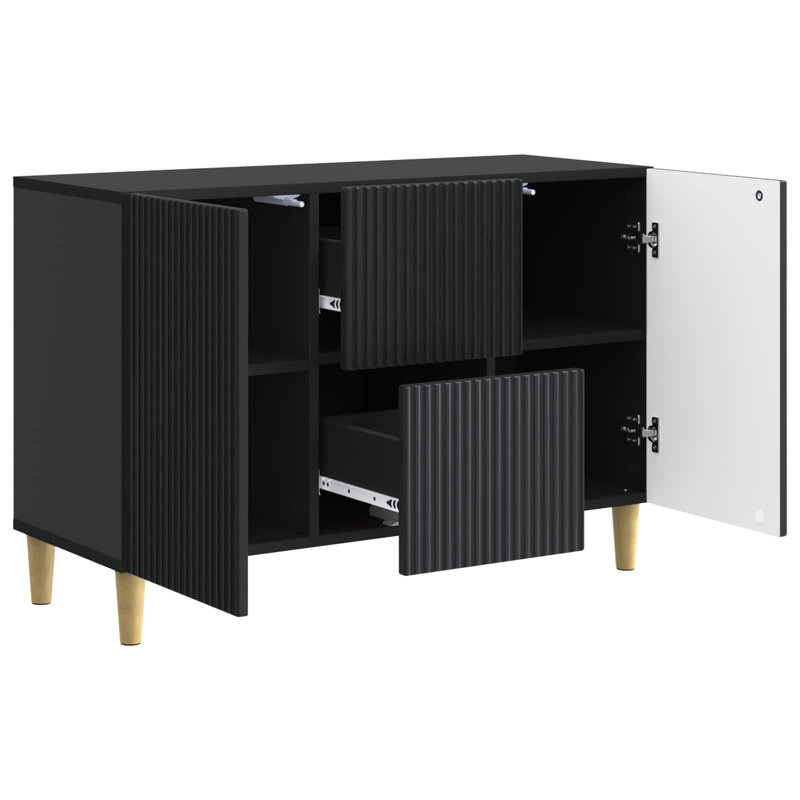89cm Sideboard, Black