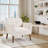 32.2" Wide Classic Upholstered Tufted Living Room Accent Chair With Solid Wood Legs（set of 2）-1603728602