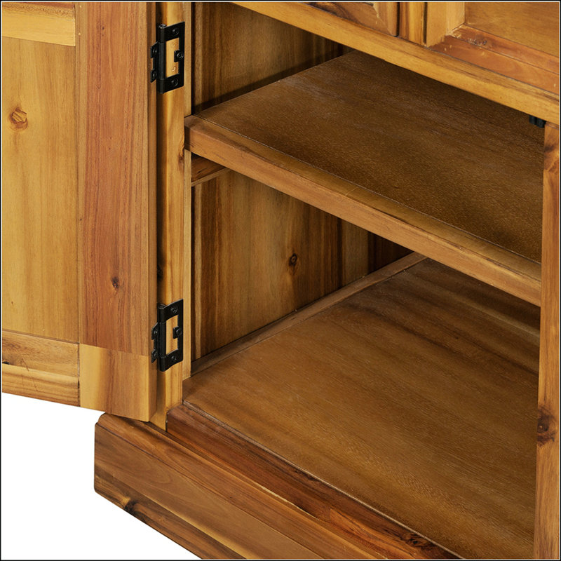 Armoire de charme avec charme rustique et options de rangement polyvalentes, Bleu
