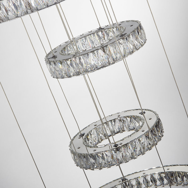 6 - Light LED Chandelier