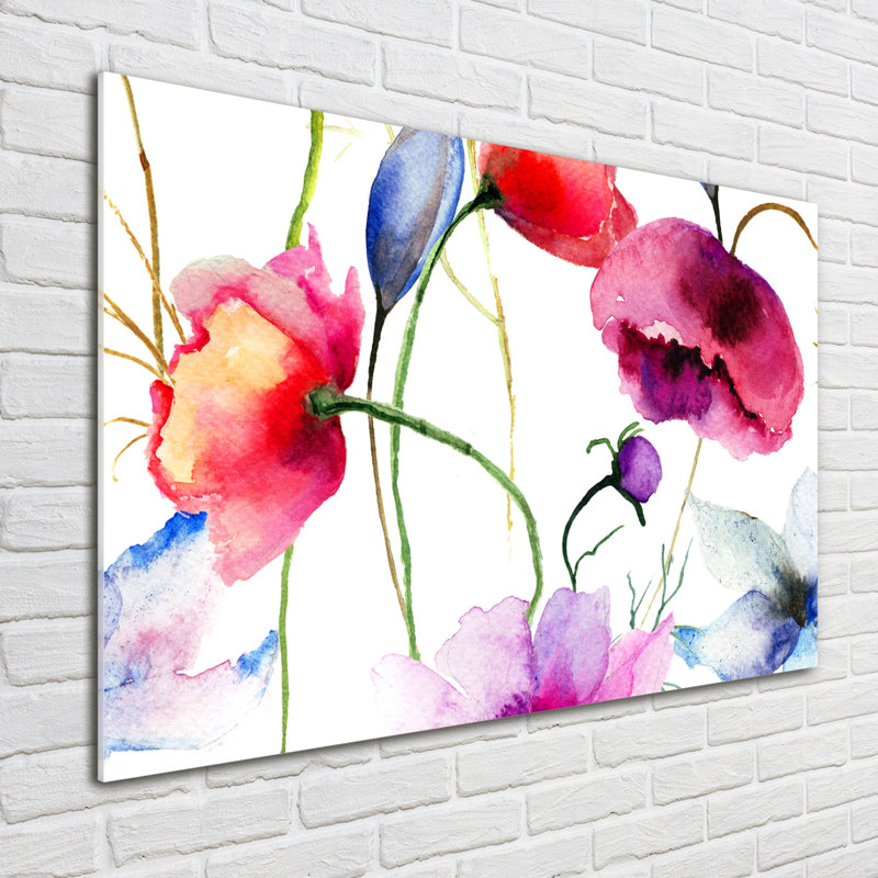 Maki 1 Piece Wall Art on Glass