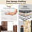 High-End Salon Chair, Styling Chair, Faux Leather, 360° Swivel, 330 Lbs Weight Capacity, Memory Foam Cushion, Arm Rest, Ergonomic, Adjustable Height, Foot Rest, PU Leather-1508265728-1508265730