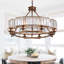 Lustre tambour en cristal luxueux à 8 lumières à intensité variable Mrytle-866342260