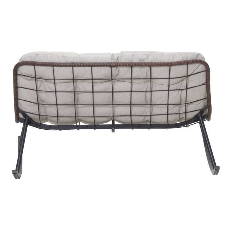 Double chaise berçante Papasan