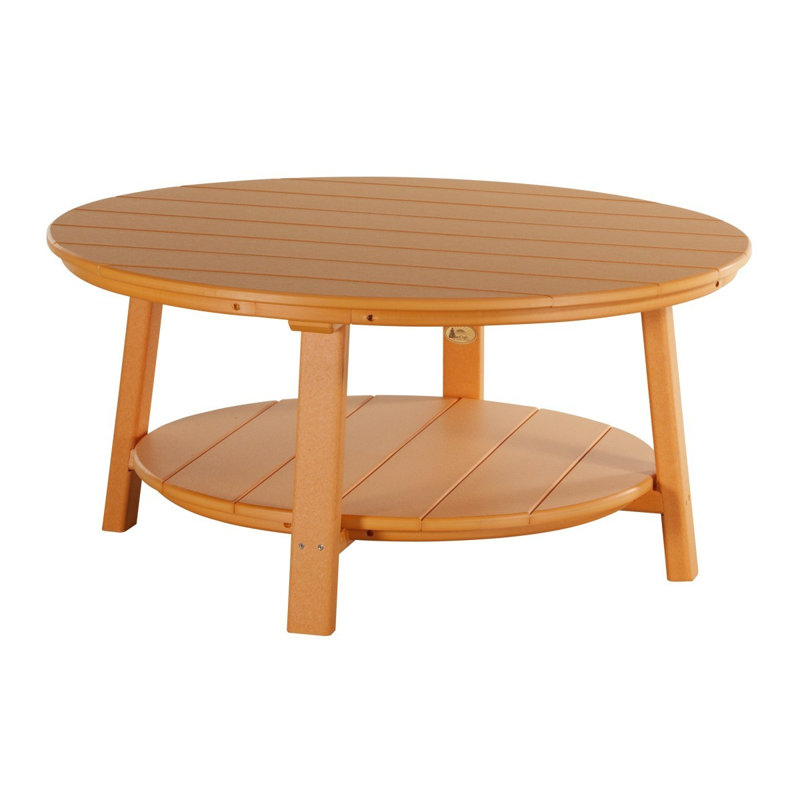 Table basse en plastique Houseknecht, Orange