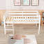 Lit mezzanine simple en bois-657631528