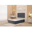 Alyssa Velvet Divan Bed Set Sprung Memory Foam Mattress & Headboard with Drawers-373882259-373882263-374733769