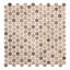 Pixie 3/4 in. Penny Glass Mosaic Wall Tile-50639080