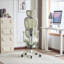 Fauteuil de bureau ergonomique avec repose-pieds, chaise de bureau d'ordinateur à haut dossier avec support lombaire dynamique, appui-tête en 2 dimensions, accoudoir 4D, siège en éponge, chaise de bureau en filet pour adultes, vert.