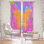 Paire de rideaux occultant et isolant avec passe-tringle Pink Butterfly