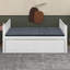 Lit de jour double avec lit gigogne simple et 3 tiroirs de rangement, lit capitaine en bois, lit plateforme en bois-1827738530