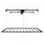 Support de rangement de garage noir 3 pi x 6 pi pour plafonds hauts de 10 à 12 pi, fabrication entièrement en acier d'une capacité de 370 lb avec verrou de sécurité (installation requise, organisateur de garage robuste) 
TR