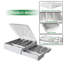 Double Layer Flatware Organizer With Lid(White)