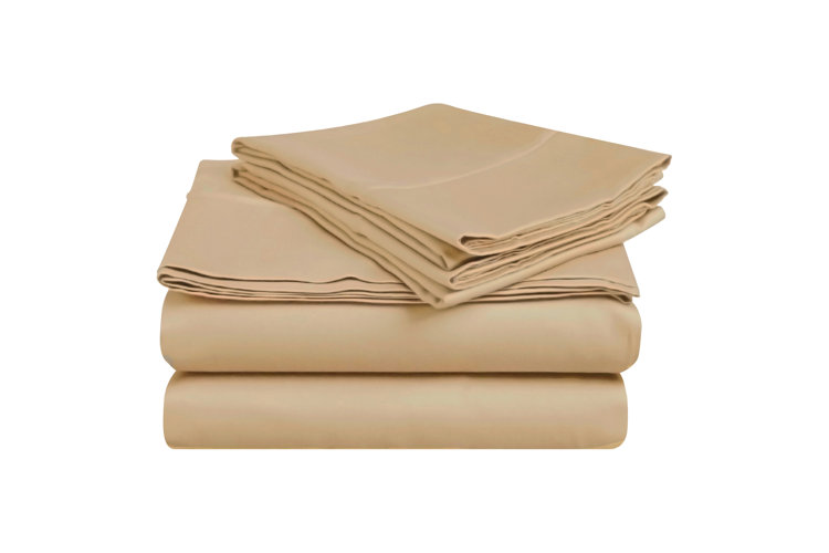 Holiman 400 Thread Count Egyptian-Quality Cotton Sateen Sheet Set