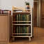 Bibliothèque à 3 niveaux Albert avec cadre en bois de pin