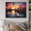 "Colorful Colorful City Moscow Popart", reproduction d'art sur toile-1164920374-1164920375