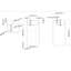 Lavabo de salle de bain sur pied 34 po