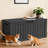 46.09"W 75 Gallon Water Resistant Resin Lockable Deck Box(Black)-123493975