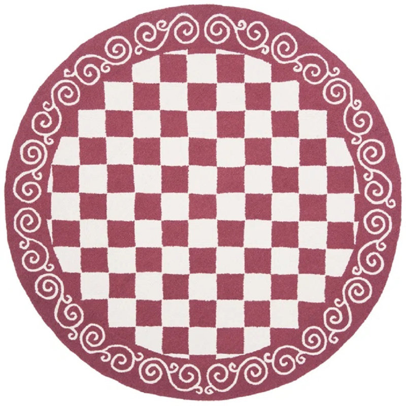Brayton Hand Hooked Wool Pile Rug, Oval 4'6" x 6'6"