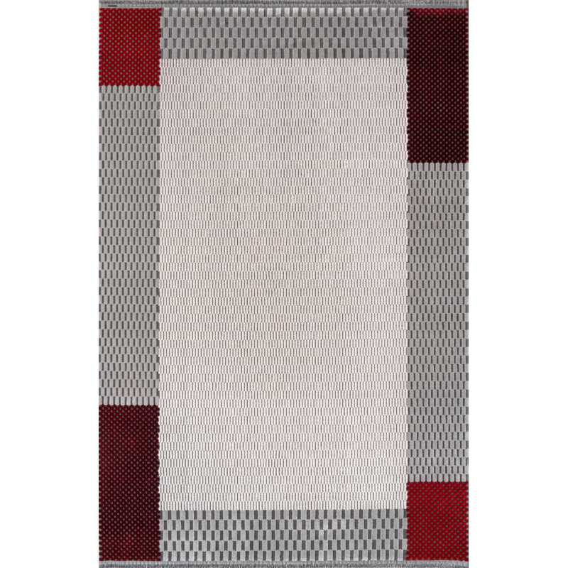 Tapis rectangulaire en coton Stefane, Rectangle 2 pi 8 po x 5 pi