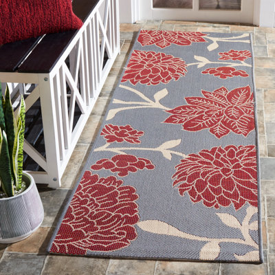 Adelmino Performance Floral Indoor/Outdoor Area Rug