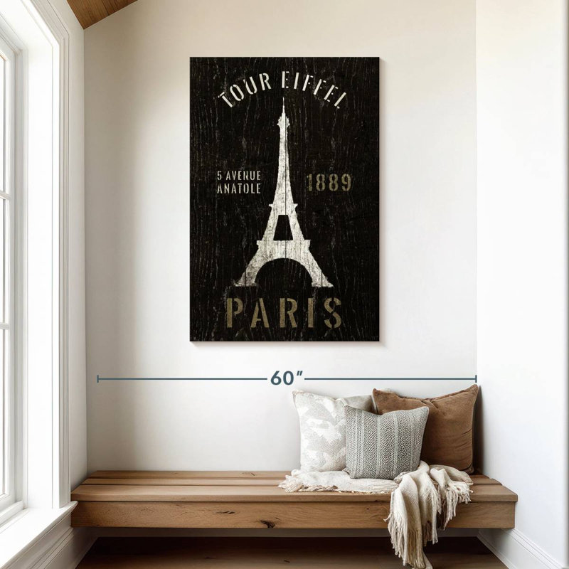 Aime Refurbished Eiffel Tower, 45" H x 30" W