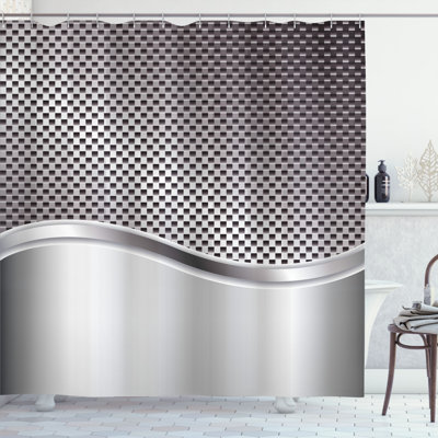 Shower Curtain with Hooks Included