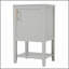 Meuble-lavabo gris 20 po avec lavabo, porte à fermeture douce, support de rangement et tablette ouverte pour salle de bain moderne-129488785
