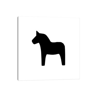 Black Horse by Art Mirano - Wrapped Canvas Painting