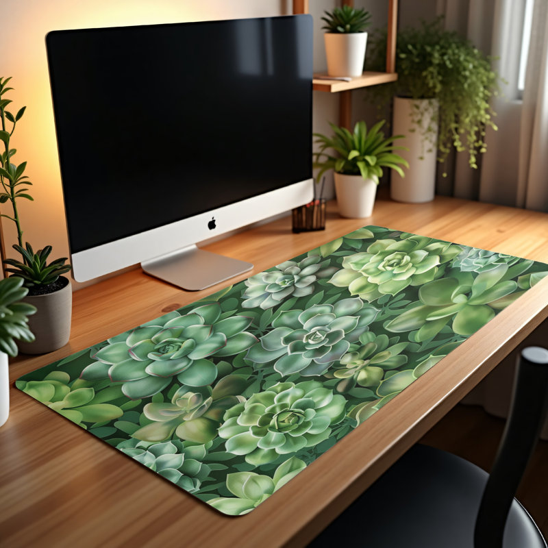 Polyester Desk Pad, 14.4x12.1