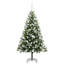 Artificial Hinged Christmas Tree with Flocked Snow-1693989637-1693989638