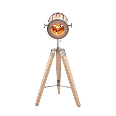 Dozier Solid Wood Tripod Lamp
