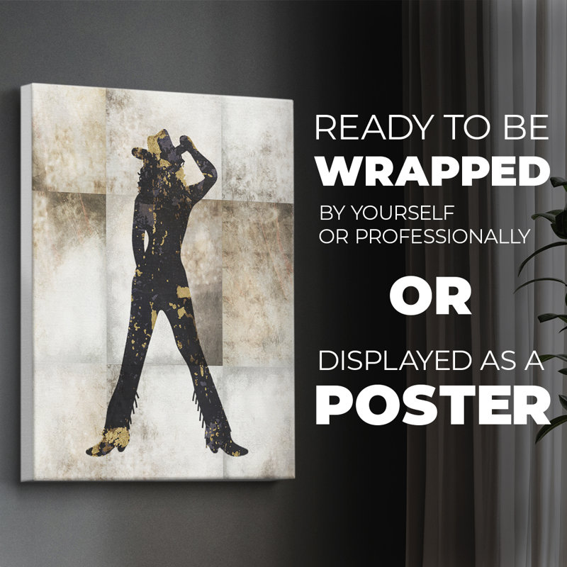 Cowgirl II - Impression sur toile seulement - NON-CADRE, H 18 po x l 12 po