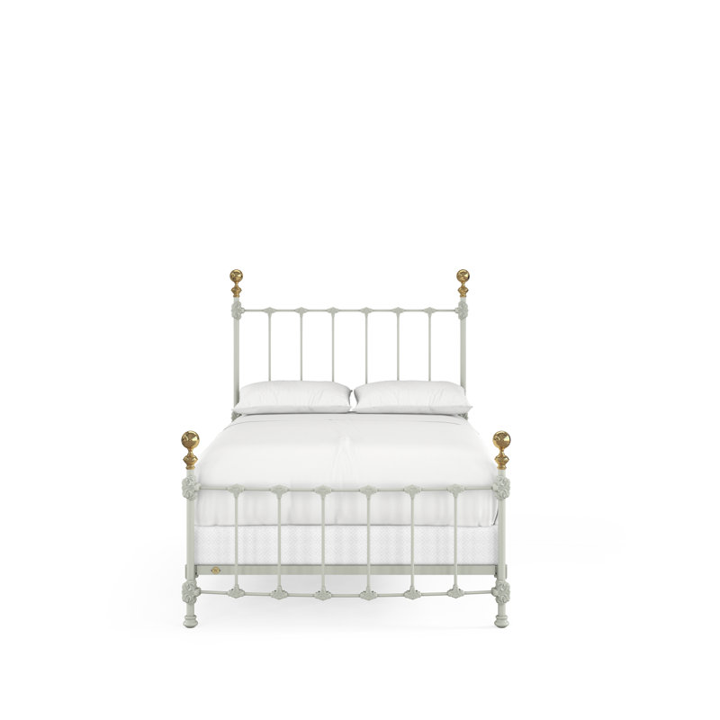 151 Palatial Bed | Complete Standard, Full, Gunmetal/Antique Gold