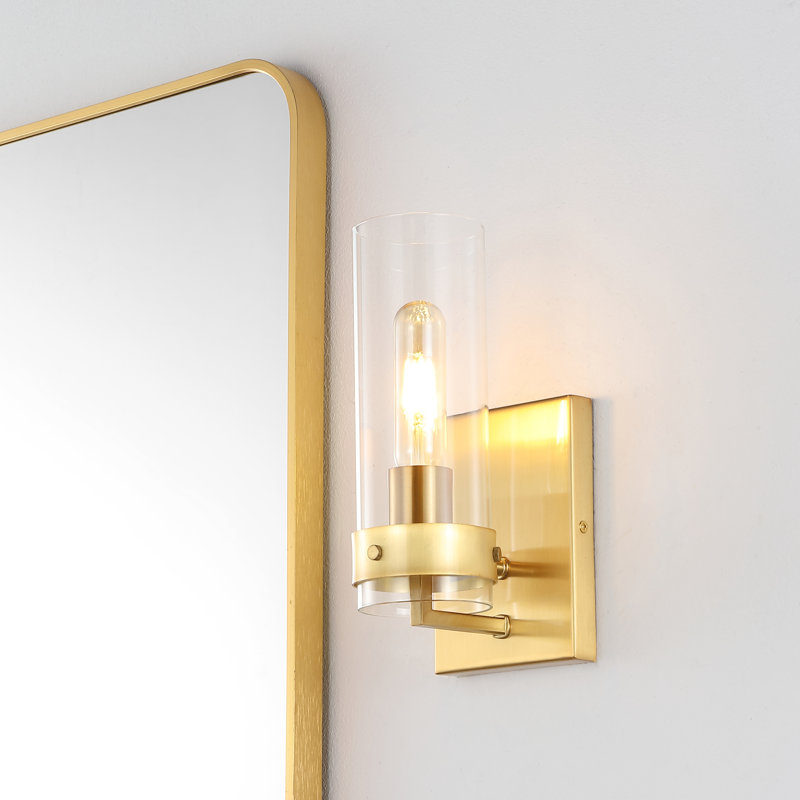 Nicoletti Iron Armed Sconce, Brass Gold