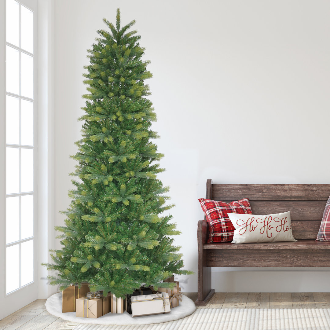 Künstlicher Weihnachtsbaum 195 cm Grün mit Ständer