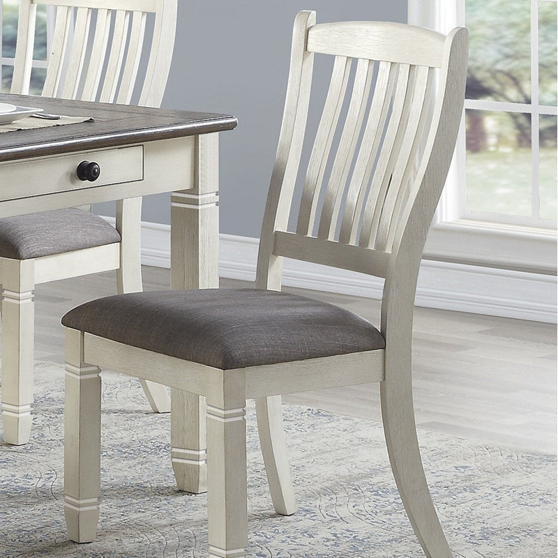 Ensemble de chaises de salle à manger rembourrées en tissu 2 pièces