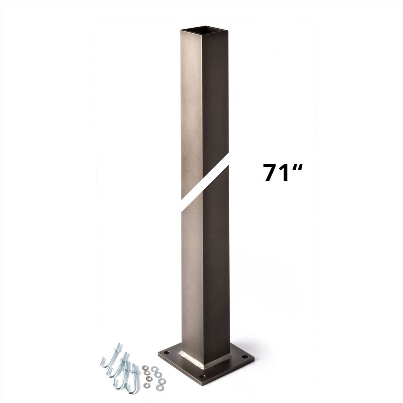 White 1 - Light Lantern Head, 71" H x 2.5" W x 2.5" D