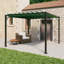 vidaXL Gazebo with Louvered Roof Outdoor Patio Pavilion Fabric and Aluminium