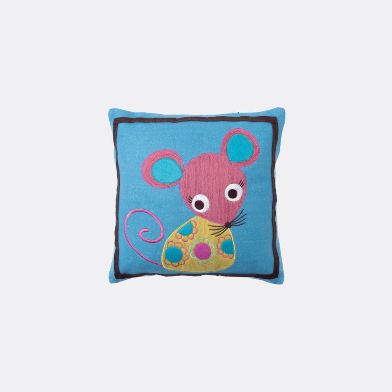 Wool Square Pillow Cover & Insert