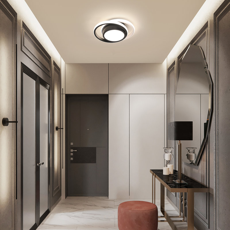 Modern Ellipse LED Flush Mount