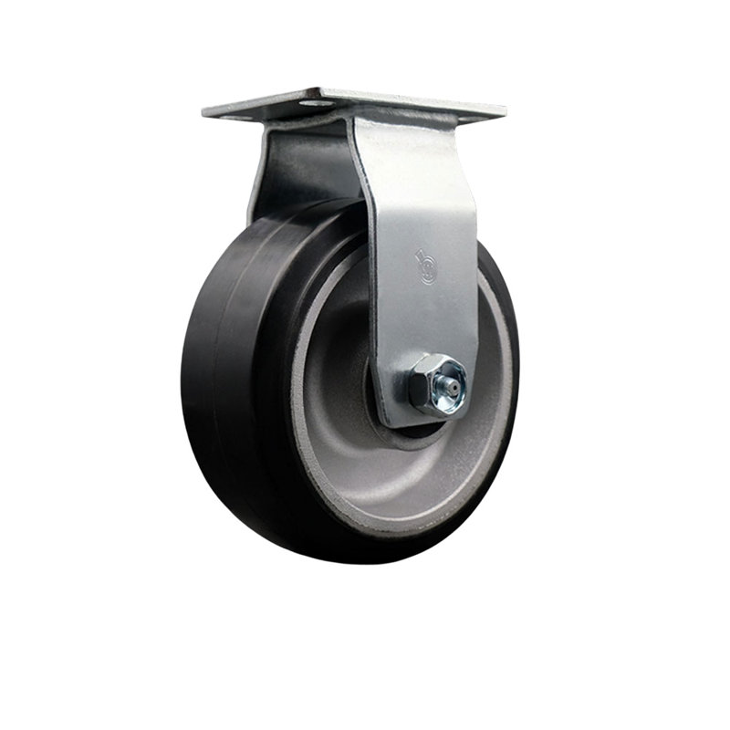 Caoutchouc sur roulettes en aluminium