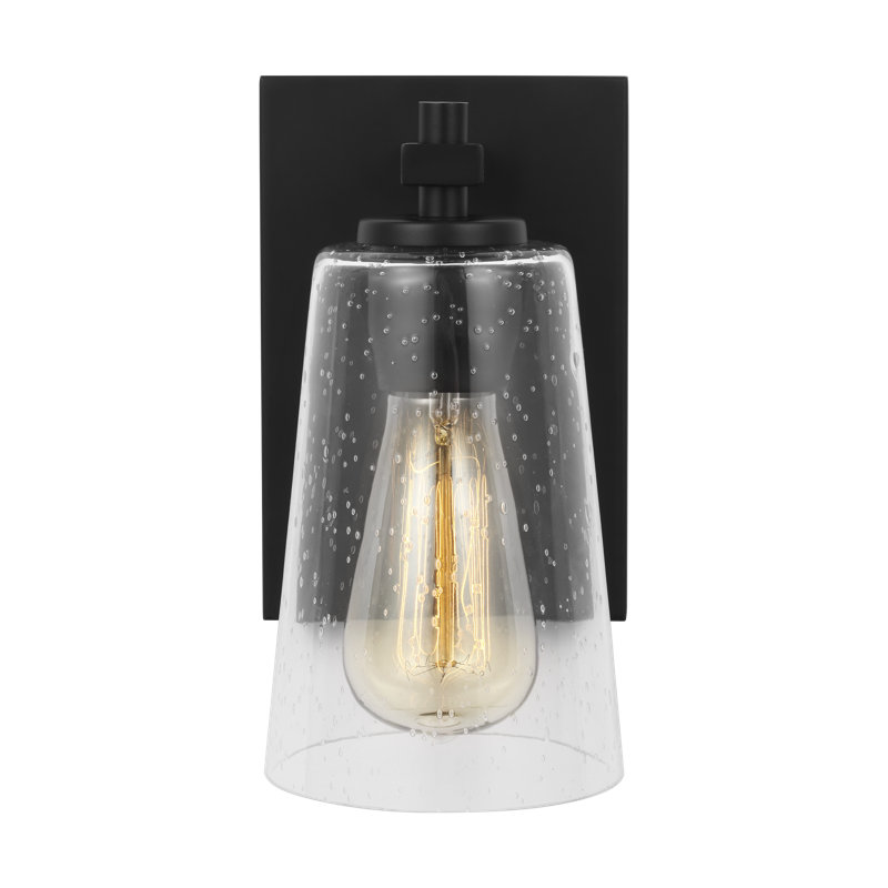 Mercer 1 - Light Armed Sconce, Midnight Black